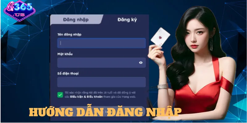 Lưu ý quan trọng khi thao tác đăng nhập G365